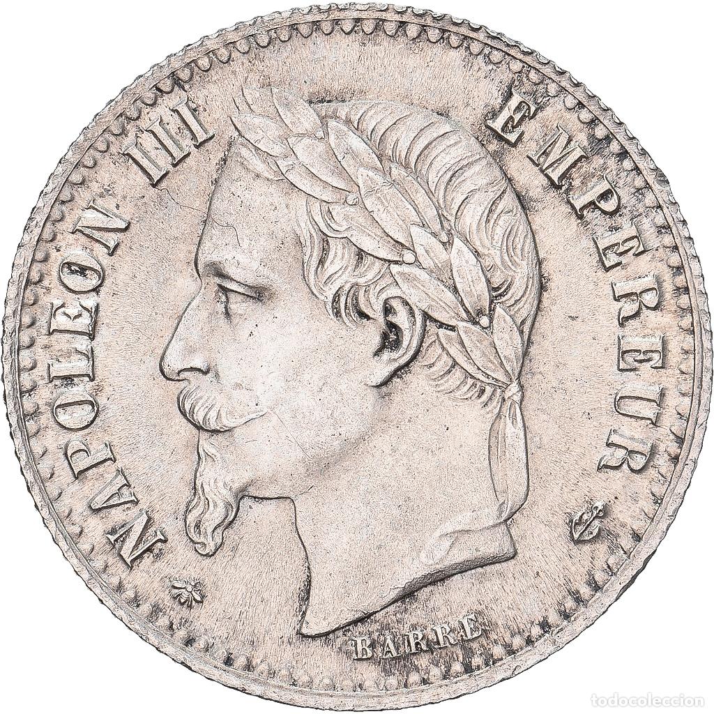 Moedas antigas da Europa: [#138150] Francia, Napoleon III, 50 Centimes, 1864, Paris, Plata, SC, Gadoury:417