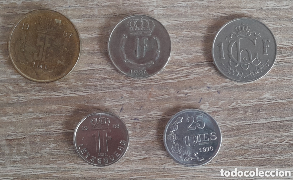 Monedas antiguas de Europa: MONEDAS DE LUXEMBURGO - Foto 2