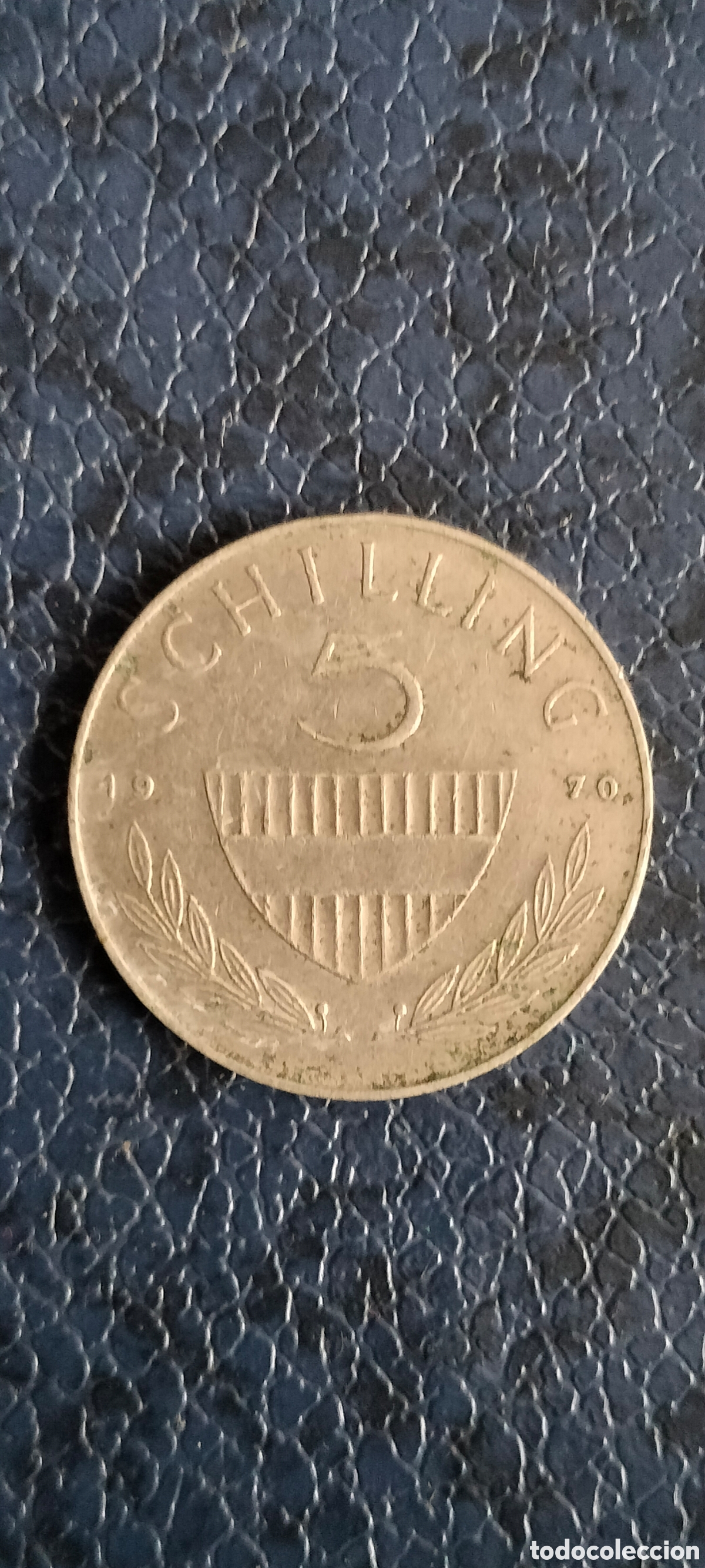 Monedas antiguas de Europa: 5 chelines austriacos 1970 - Foto 2