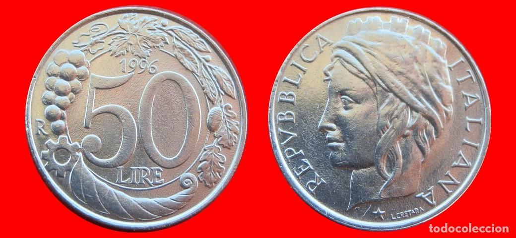 Monedas antiguas de Europa: 50 LIRAS 1996 ITALIA-136954