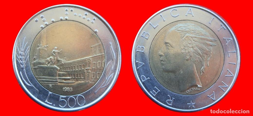 Monedas antiguas de Europa: 500 LIRAS 1983 ITALIA-136960