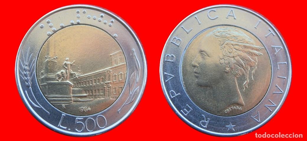 Monedas antiguas de Europa: 500 LIRAS 1984 ITALIA-136961