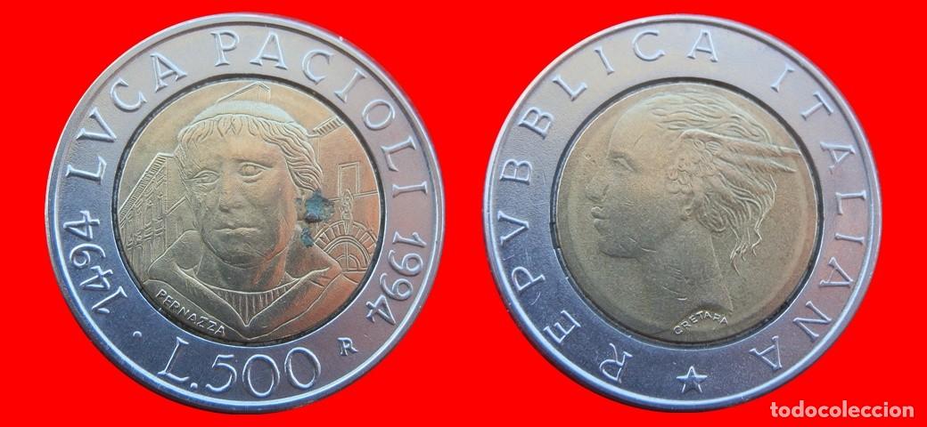 Monedas antiguas de Europa: 500 LIRAS 1994 ITALIA-136963