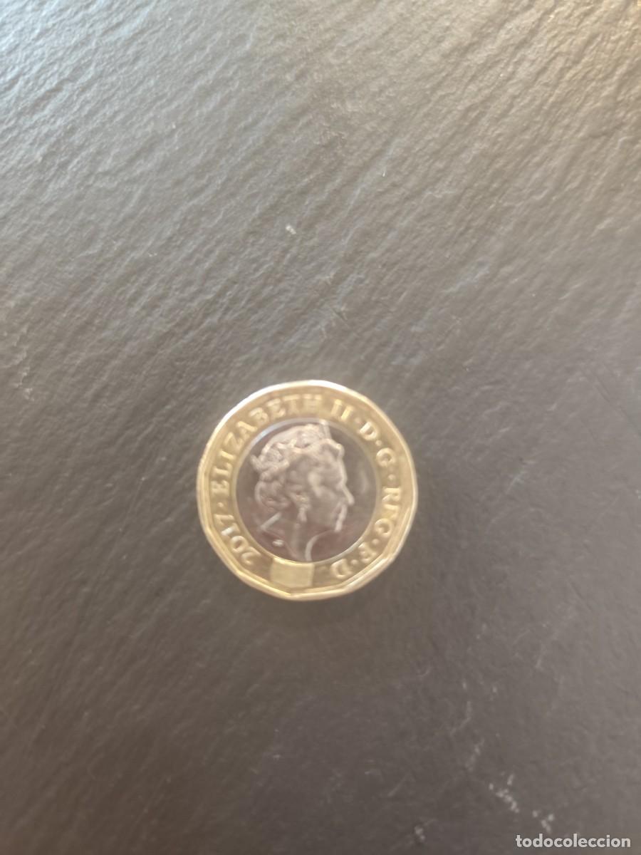 Monedas antiguas de Europa: Moneda one pound 2017 - Foto 1