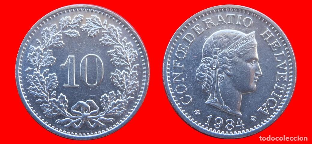 Monedas antiguas de Europa: 10 RAPPEN 1984 SUIZA-137018