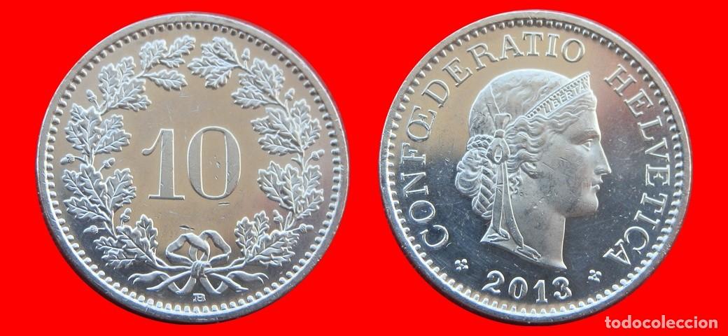 Monedas antiguas de Europa: 10 RAPPEN 2013 SUIZA-137024