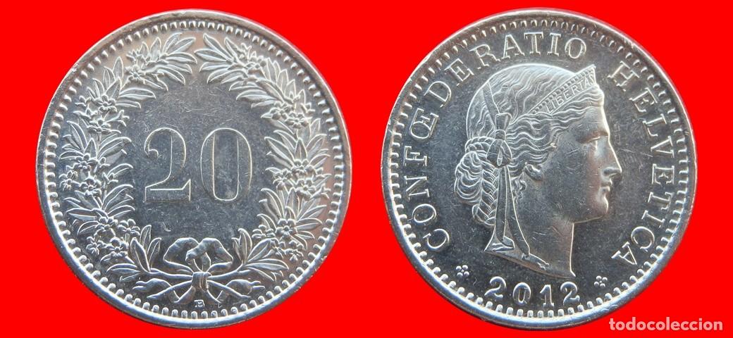 Monedas antiguas de Europa: 20 RAPPEN 2012 SUIZA-137039