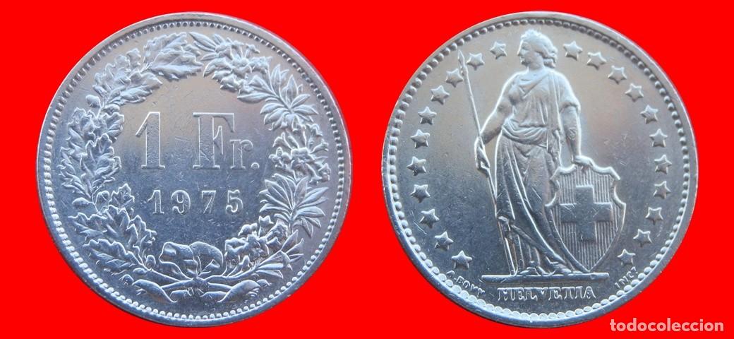 Monedas antiguas de Europa: 1 FRANCO 1975 SUIZA-137049