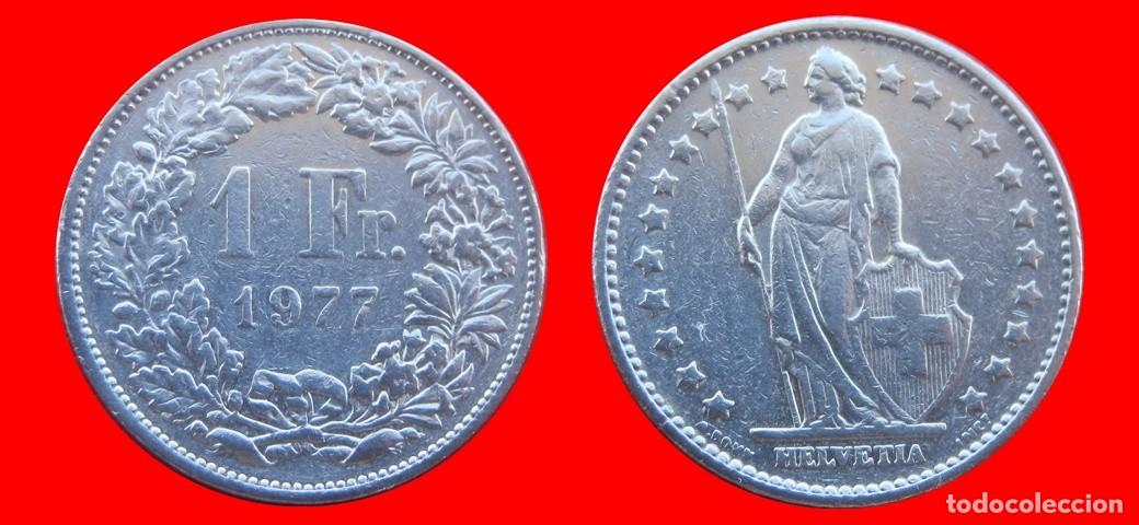 Monedas antiguas de Europa: 1 FRANCO 1977 SUIZA-137050