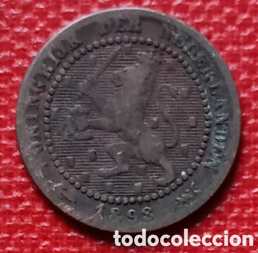 Monedas antiguas de Europa: Pa&iacute;ses Bajos 1898 - Moneda de 1 c&eacute;ntimo - BC - Foto 2