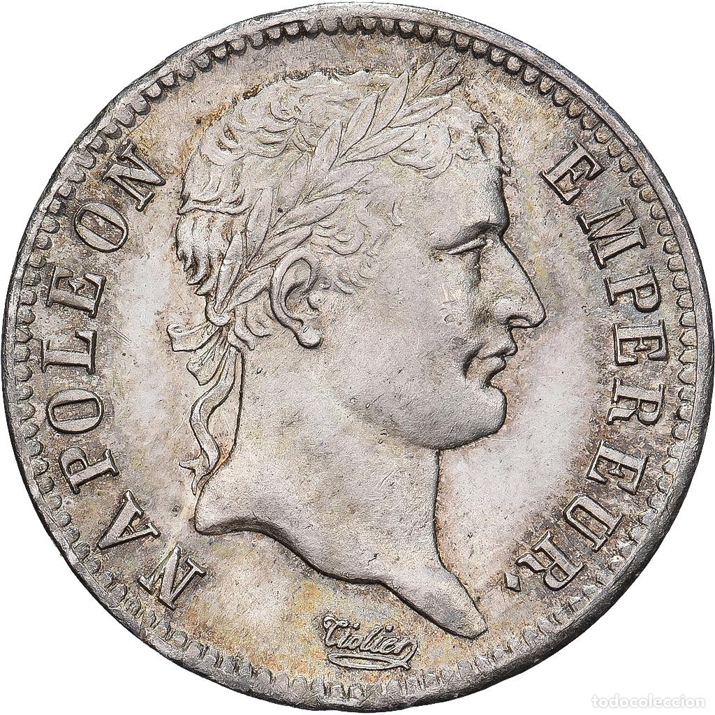 Moedas antigas da Europa: [#1509059] Francia, Napoleon I, 1 Franc, 1813, Paris, Plata, SC, Gadoury:447