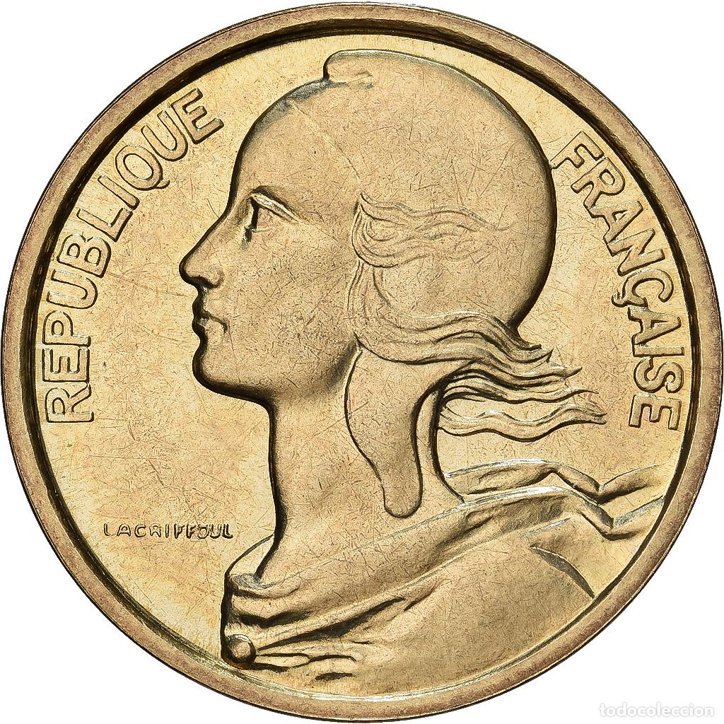 Moedas antigas da Europa: [#138335] Francia, 20 Centimes, Concours de Lagriffoul, 1961, Paris, Pattern, Aluminio y