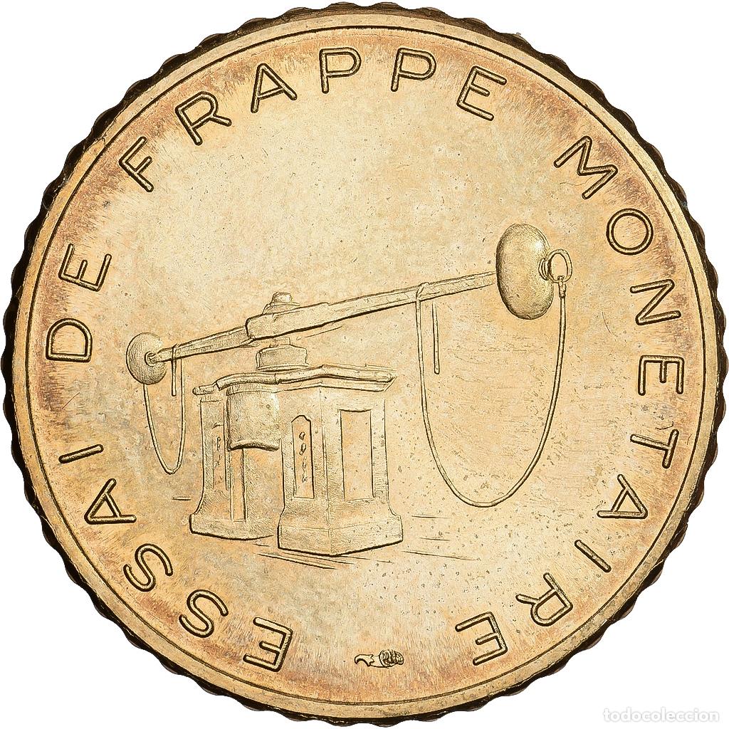 Alte M&uuml;nzen aus Europa: [#138380] Francia, 50 Euro Cent, Undated (1998), MDP, Essai de frappe, Bronce - aluminio -