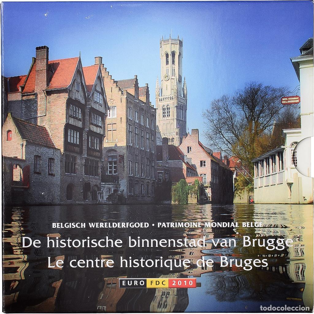 Monedas antiguas de Europa: [#1509157] B&eacute;lgica, Set 1 ct. - 2 Euro + Token, Bruges Historic Center, BU, 2010