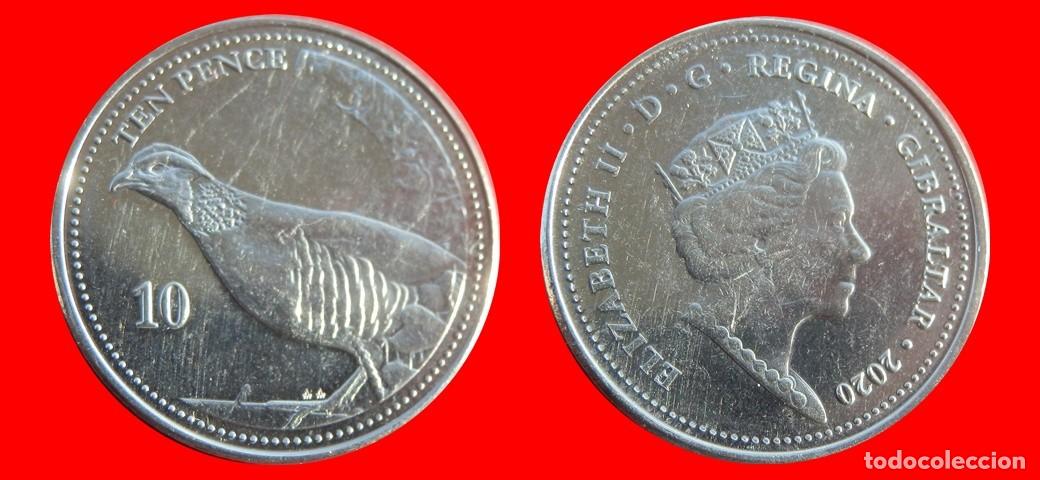 Monedas antiguas de Europa: 10 PENIQUES PENCE 2020 GIBRALTAR-137176