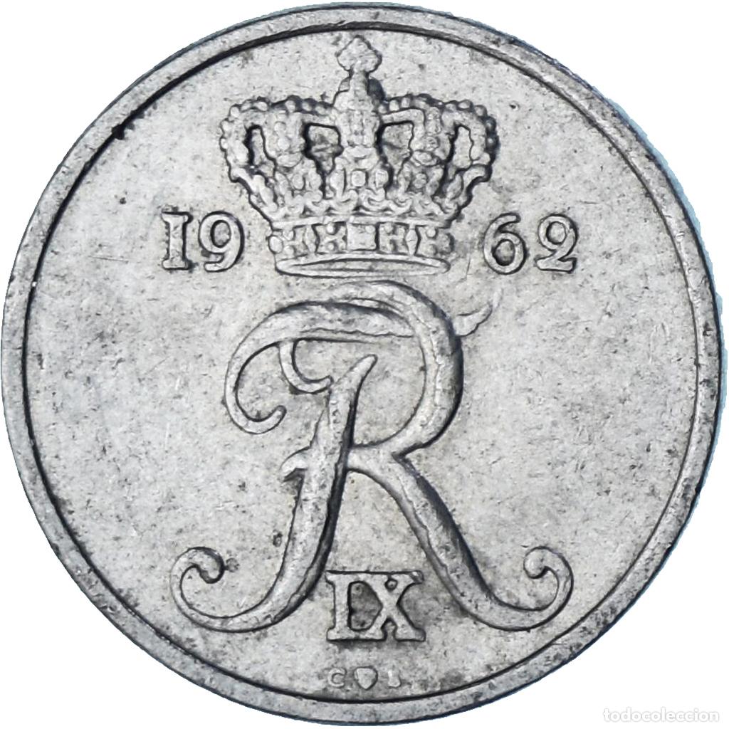 Moedas antigas da Europa: [#1376937] Dinamarca, 10 &Ouml;re, 1962