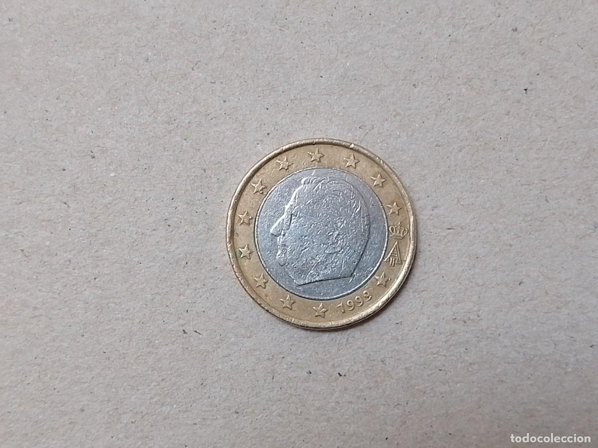 Monedas antiguas de Europa: Moneda 1 Euro Belgica, a&ntilde;o 1999
