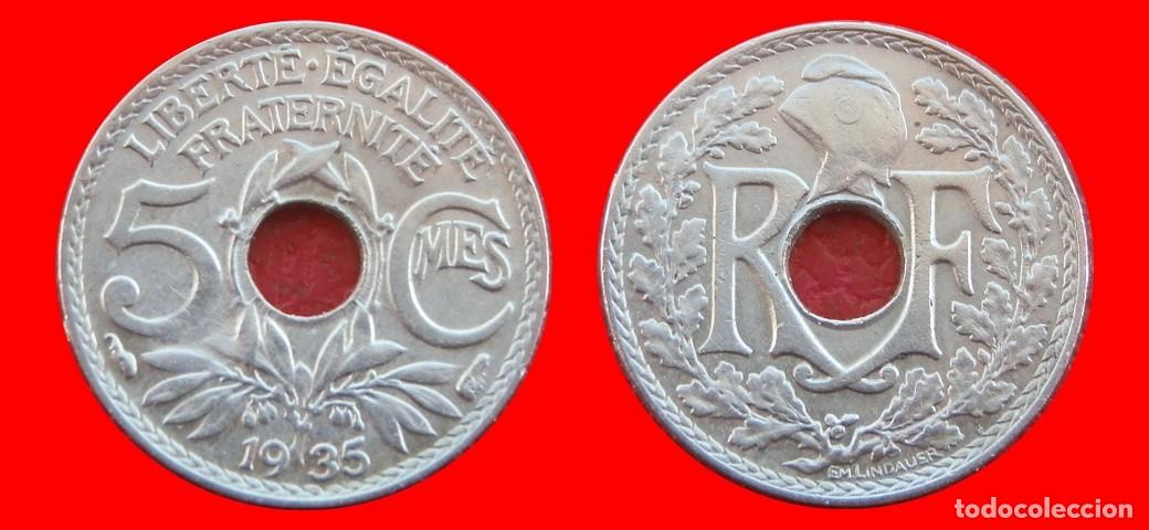 Monedas antiguas de Europa: 5 CENTIMOS 1935 FRANCIA-137286