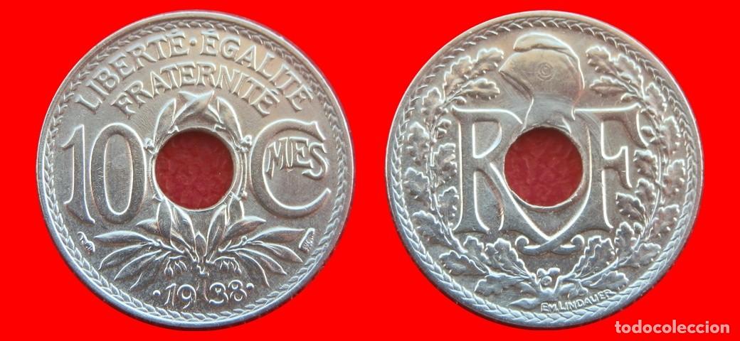 Monedas antiguas de Europa: 10 CENTIMOS .1938. FRANCIA-137291
