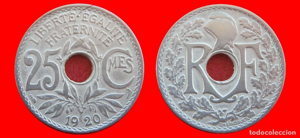 Monedas antiguas de Europa: 25 CENTIMOS 1920 FRANCIA-137294