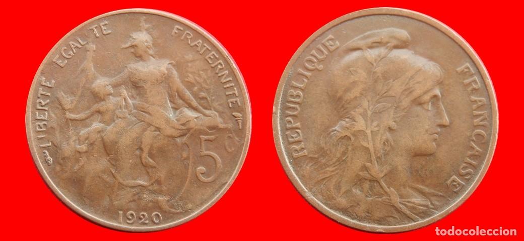 Monedas antiguas de Europa: 5 CENTIMOS 1920 FRANCIA-137298