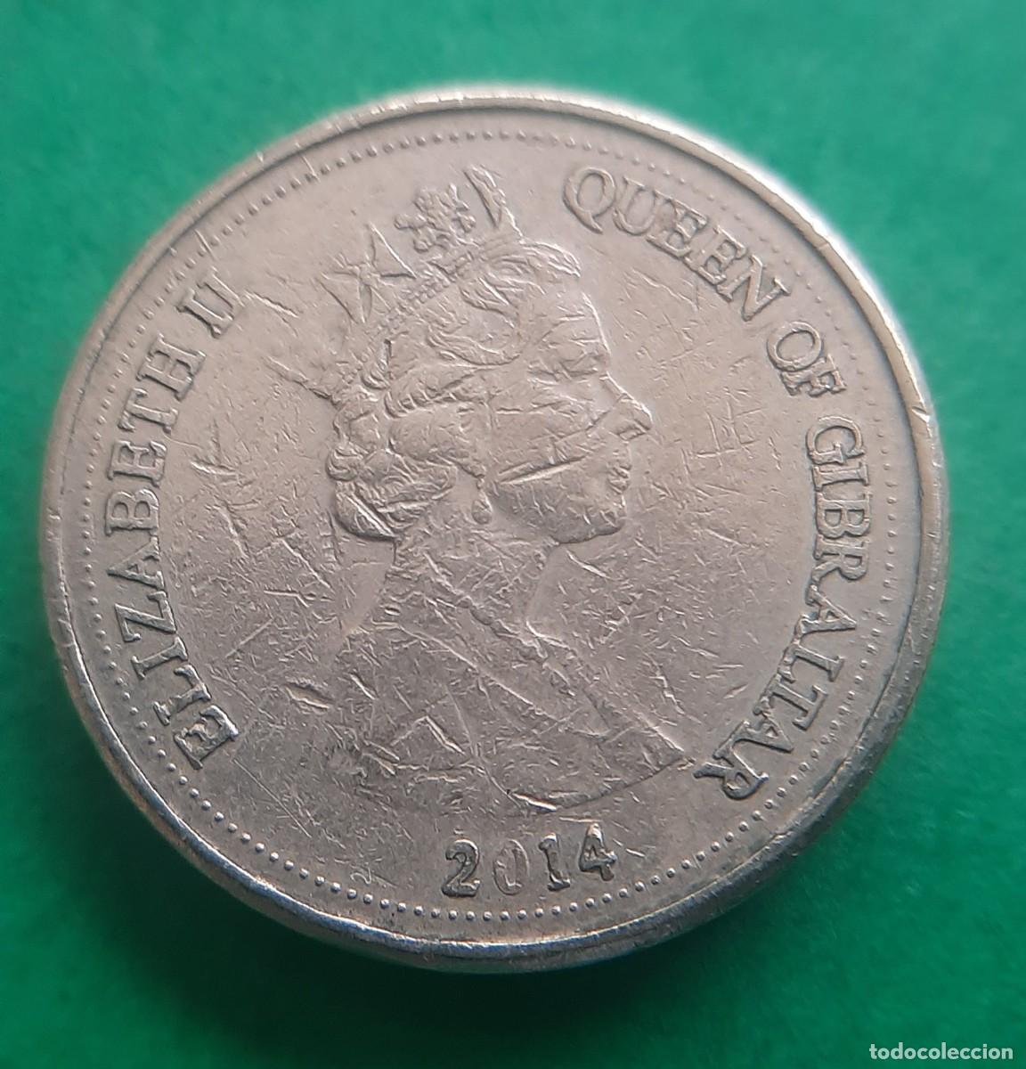 Monedas antiguas de Europa: (GIBRALTAR)(2014) 1 LIBRA - Foto 2