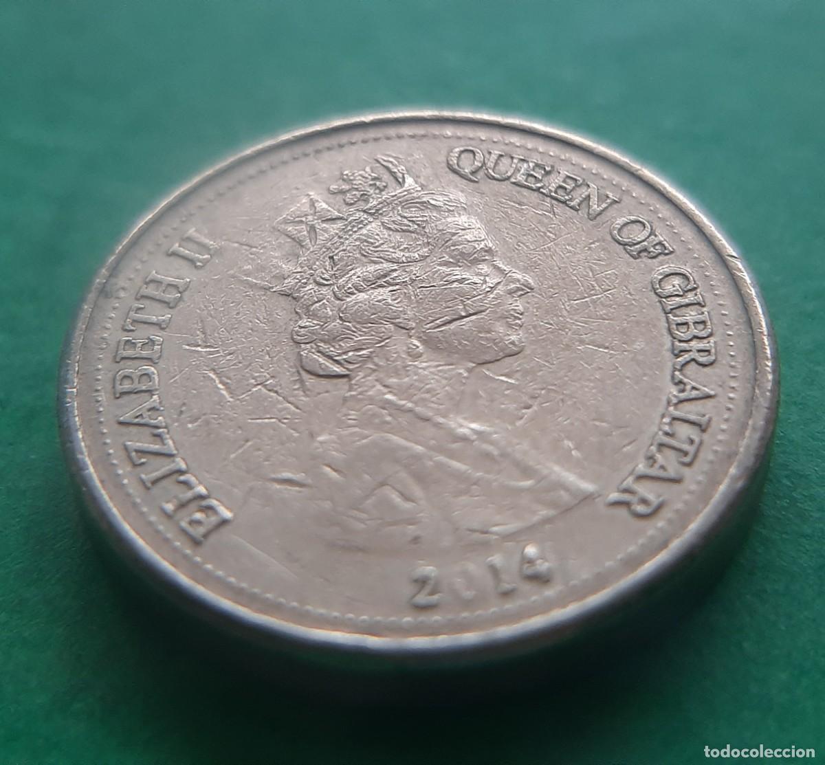 Monedas antiguas de Europa: (GIBRALTAR)(2014) 1 LIBRA - Foto 4