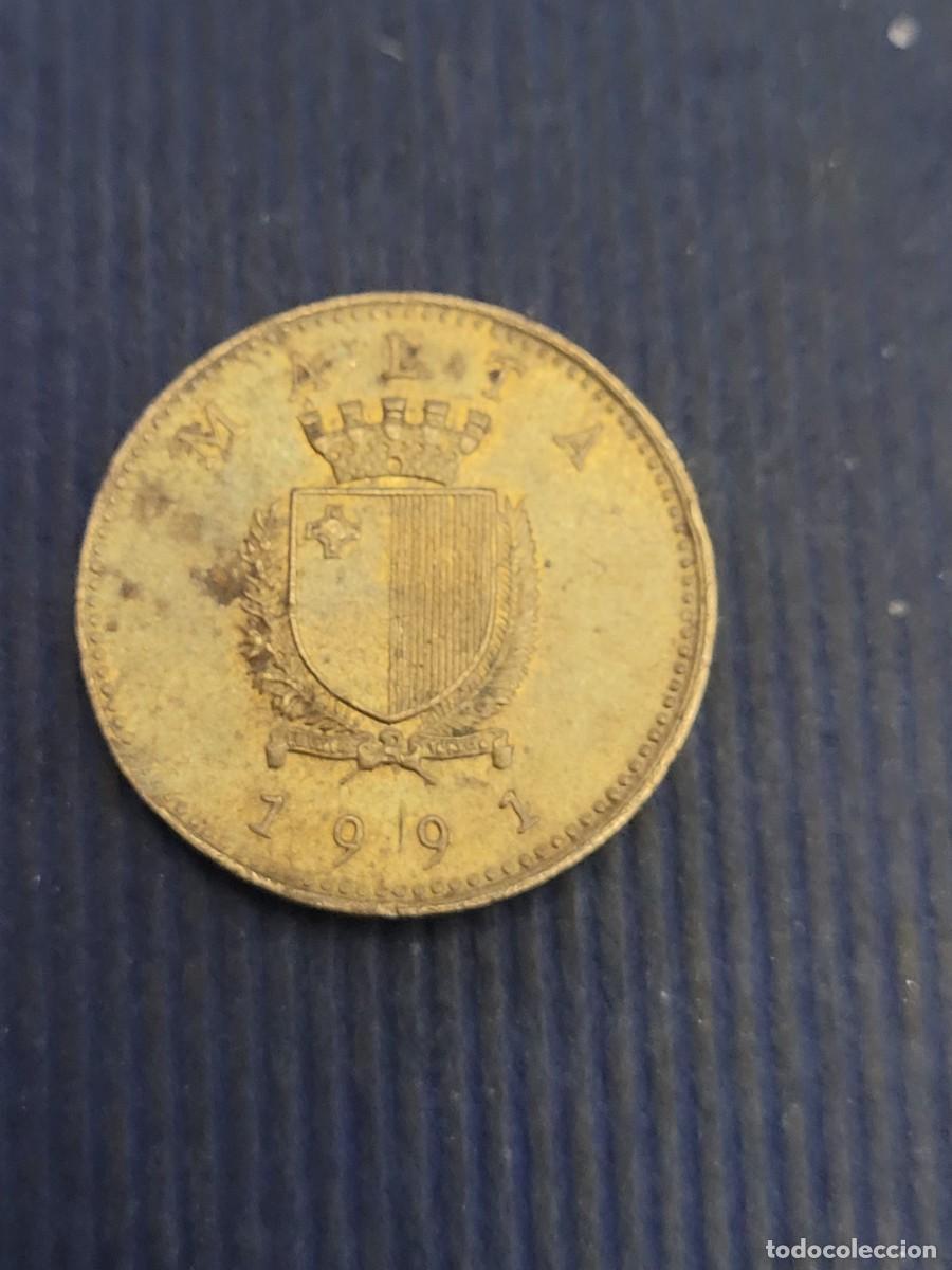 Monedas antiguas de Europa: Moneda 1 centavo 1991 Malta - Foto 1