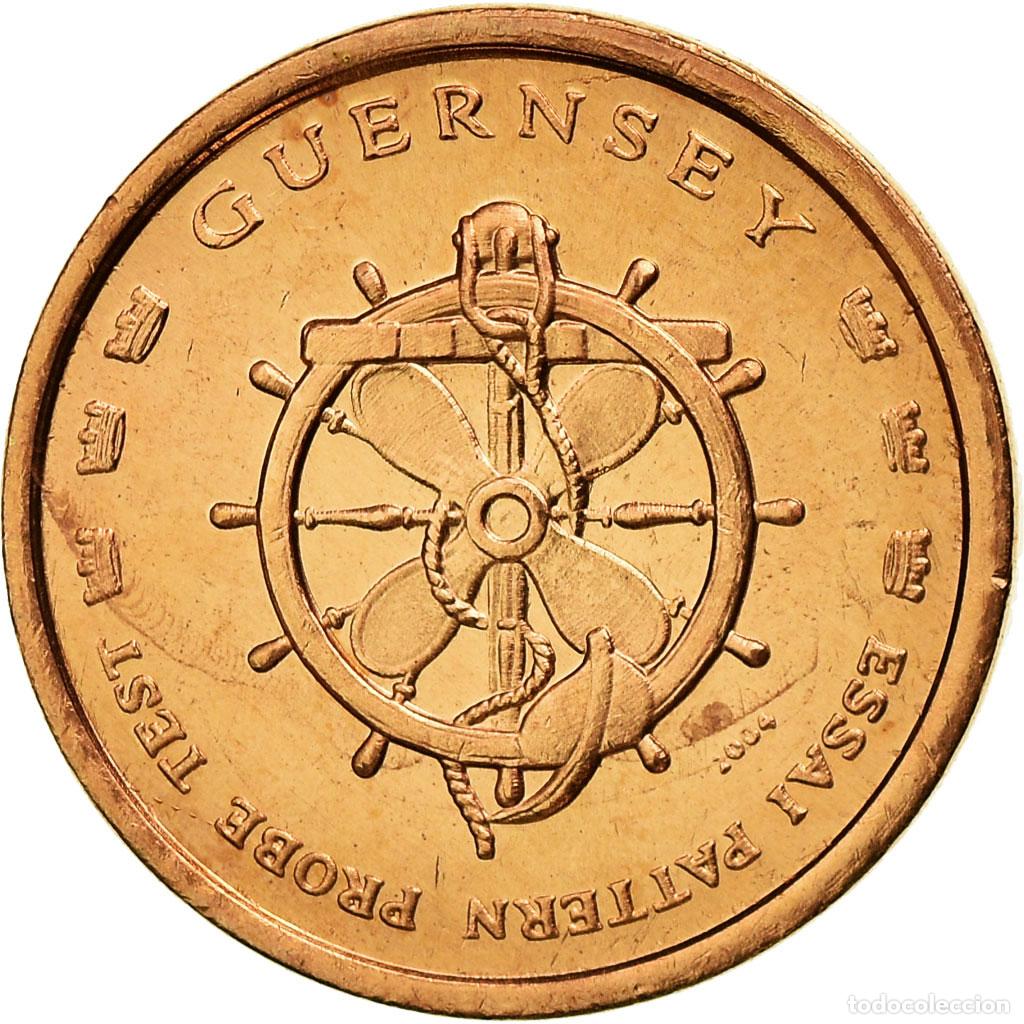 Monete antiche di Europa: [#732473] Guernsey, 2 Euro Cent, 2004, SC, Cobre