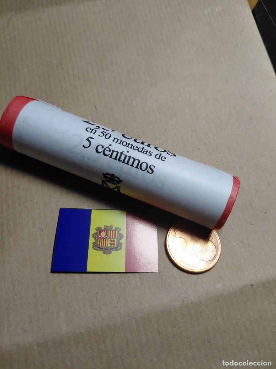 Monedas antiguas de Europa: ANDORRA - CARTUCHO 50 MONEDAS x 5 CENTS 2022