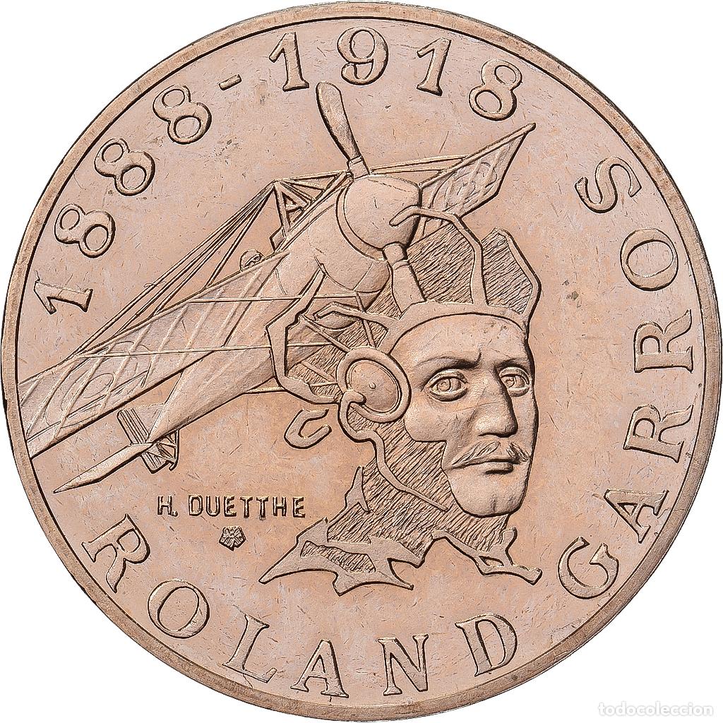 Monete antiche di Europa: [#639607] Francia, 10 Francs, Roland Garros, 1988, Monnaie de Paris, ESSAI, Aluminio -