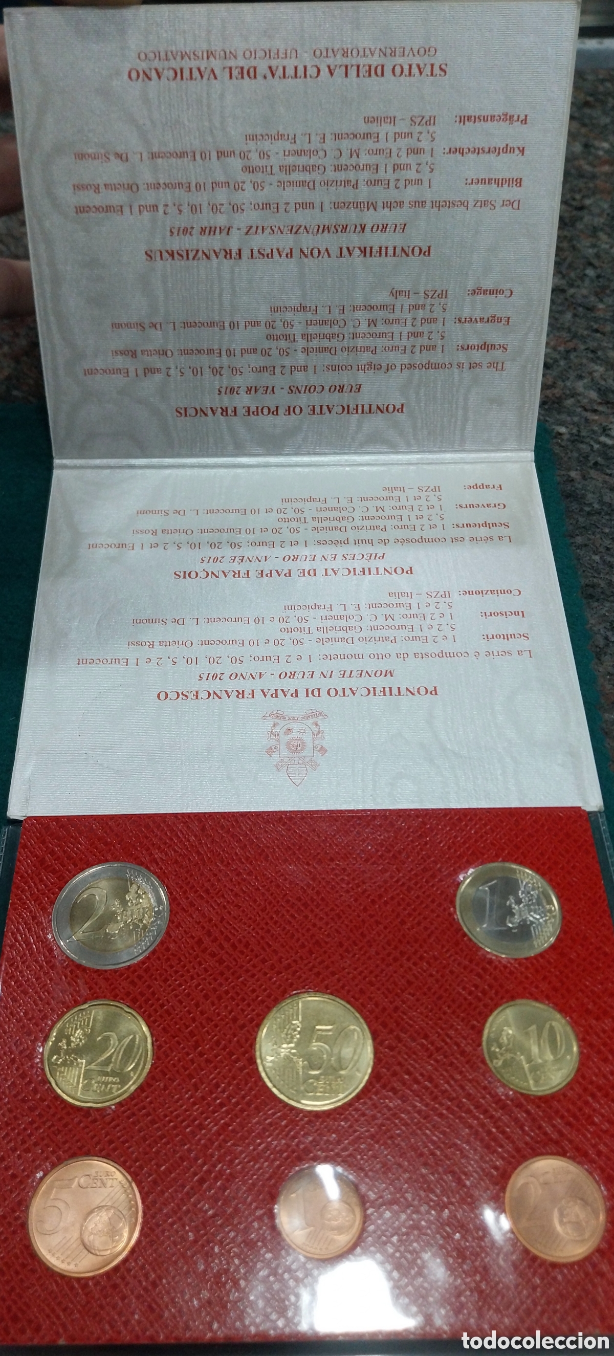 Monedas antiguas de Europa: CARTERA VATICANO 2015 - Foto 6