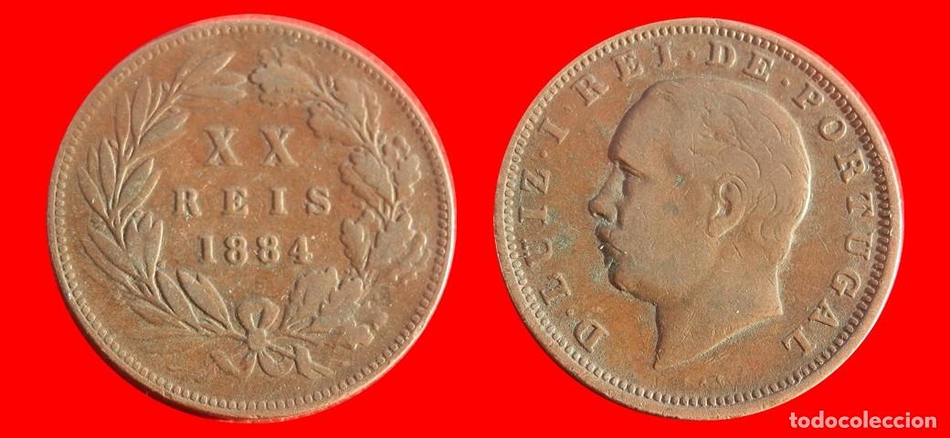 Monedas antiguas de Europa: 20 REIS 1884 PORTUGAL-137515