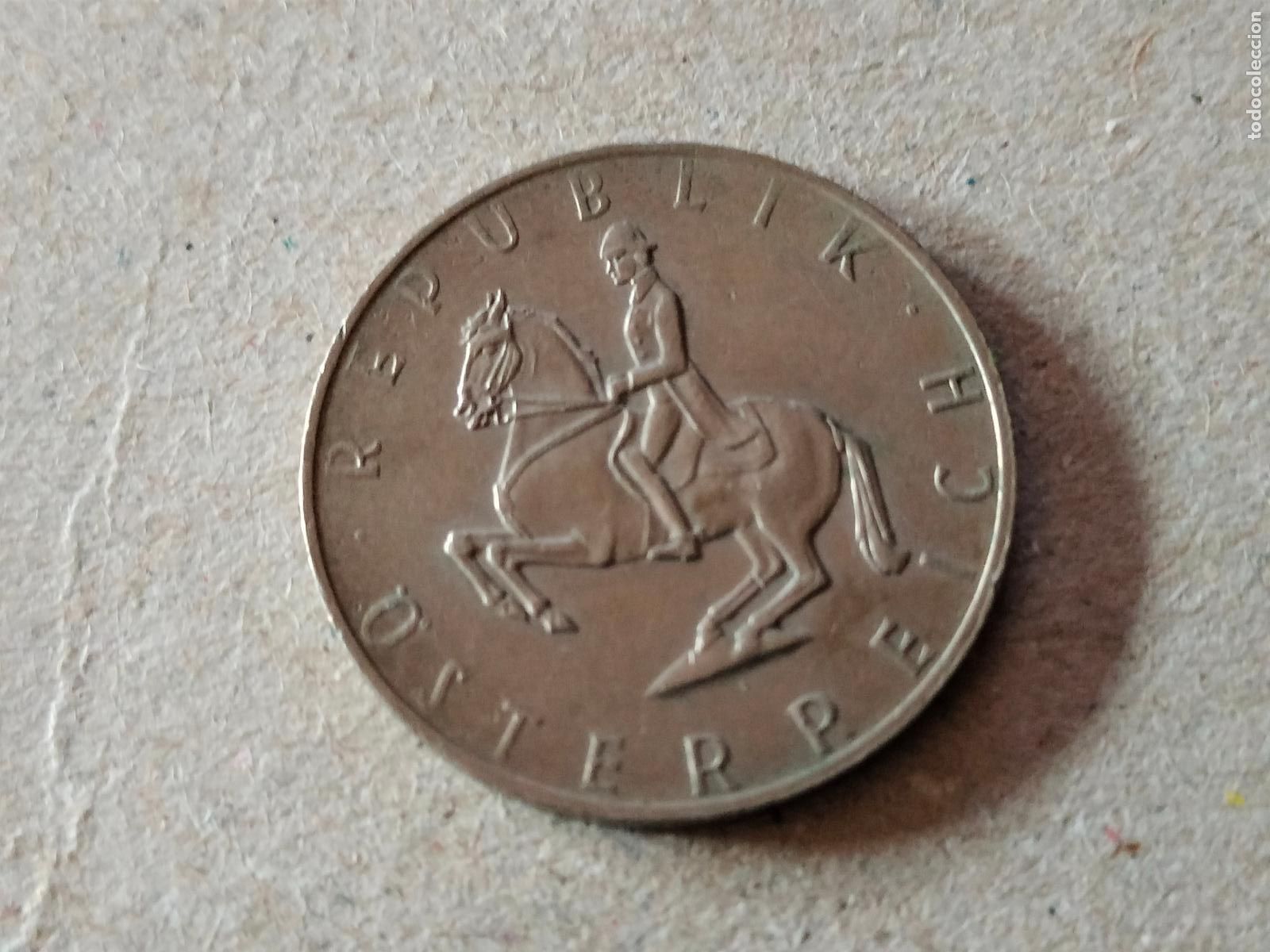 Monedas antiguas de Europa: MONEDA AUSTRIA 5 CHELINES 1980 - Foto 2