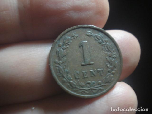 Monedas antiguas de Europa: HOLANDA - UN CENTIMO A&Ntilde;O 1898 - COBRE - Foto 2