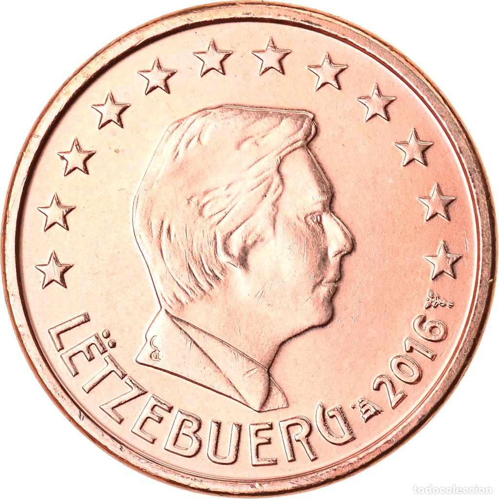 Moedas antigas da Europa: [#792111] Luxemburgo, Euro Cent, 2016, SC, Cobre chapado en acero, KM:New