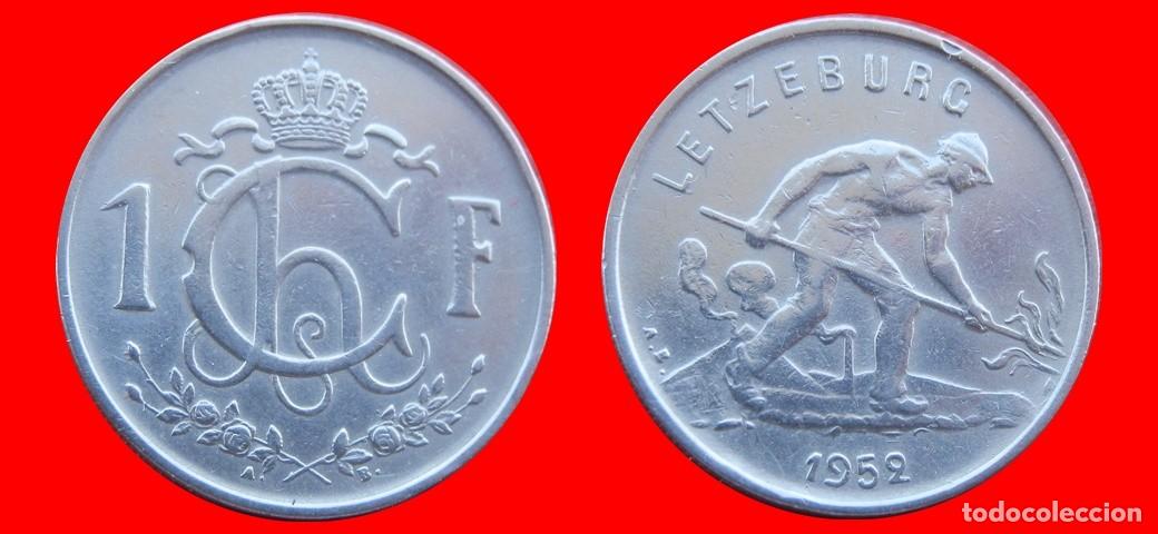 Monedas antiguas de Europa: 1 FRANCO 1952 LUXEMBURGO-137676