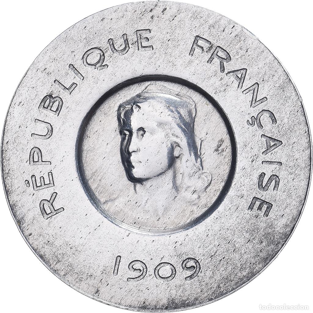 Monete antiche di Europa: [#138599] Francia, 10 Centimes, Fran&ccedil;ois Rude, 1909, Paris, Specimen, Aluminio, SC
