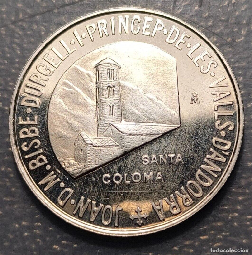 Monedas antiguas de Europa: ANDORRA 2 DINERS 1988 CU/NI SCARCE ESCASA