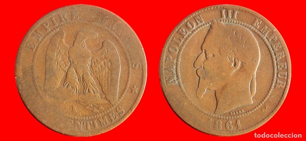 Monedas antiguas de Europa: 10 CENTIMOS 1861K FRANCIA-137810