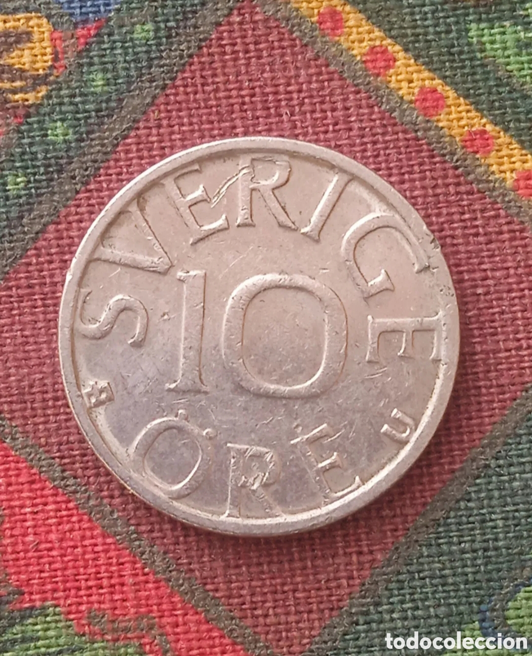 Monedas antiguas de Europa: Moneda 10 &Ouml;re Suecia 1981 - Foto 1