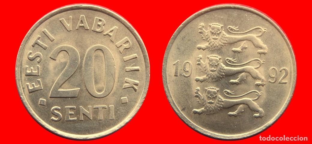 Monedas antiguas de Europa: 20 SENTI 1992 ESTONIA-137873