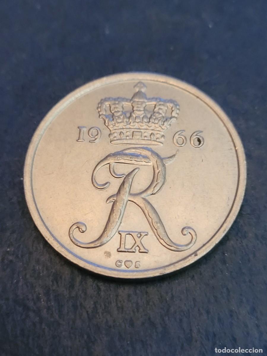 Monedas antiguas de Europa: Moneda 25 ore 1966 Dinamarca - Foto 1
