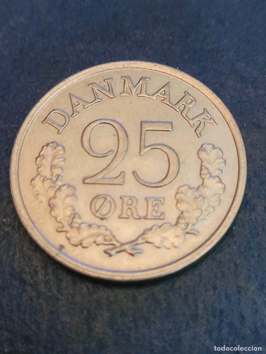 Monedas antiguas de Europa: Moneda 25 ore 1966 Dinamarca - Foto 2