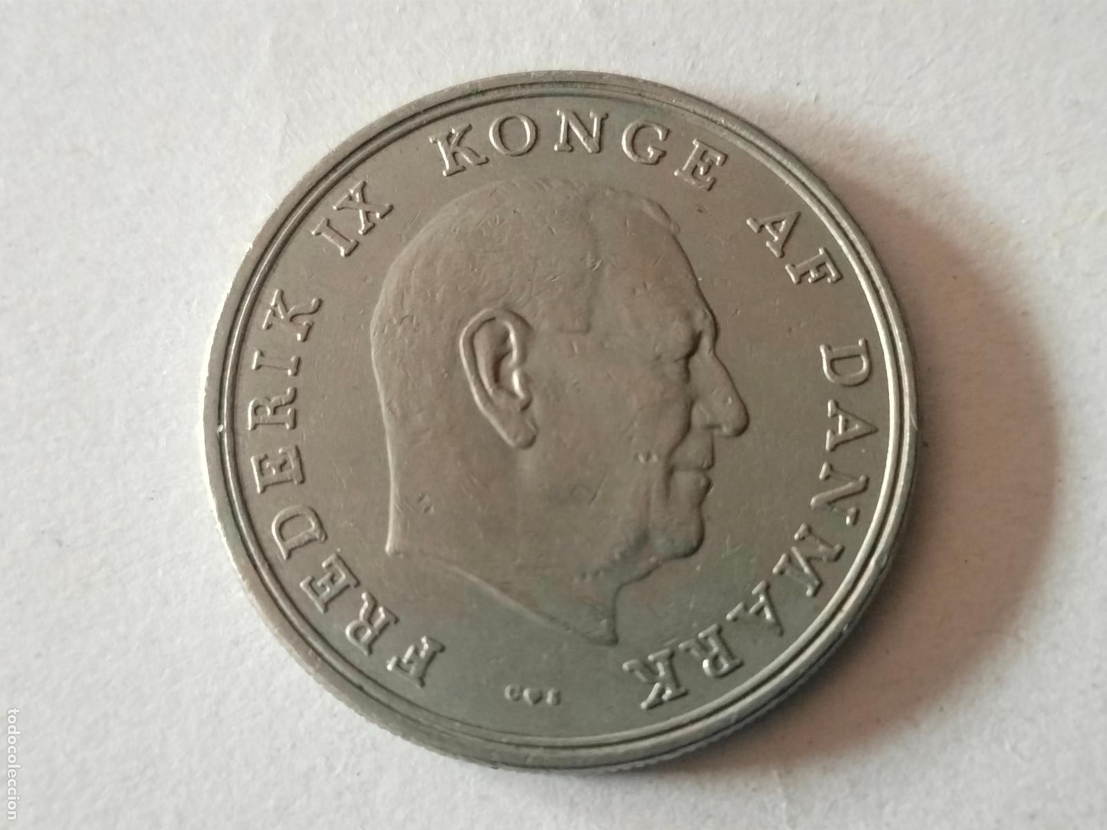 Monedas antiguas de Europa: MONEDA DINAMARCA 5 CORONAS DE 1972 - Foto 1
