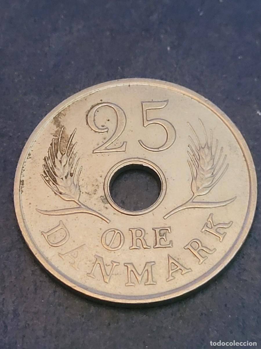 Monedas antiguas de Europa: Moneda 25 ore 1967 Dinamarca - Foto 2
