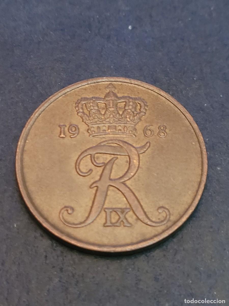 Monedas antiguas de Europa: Moneda 5 ore 1968 Dinamarca - Foto 1