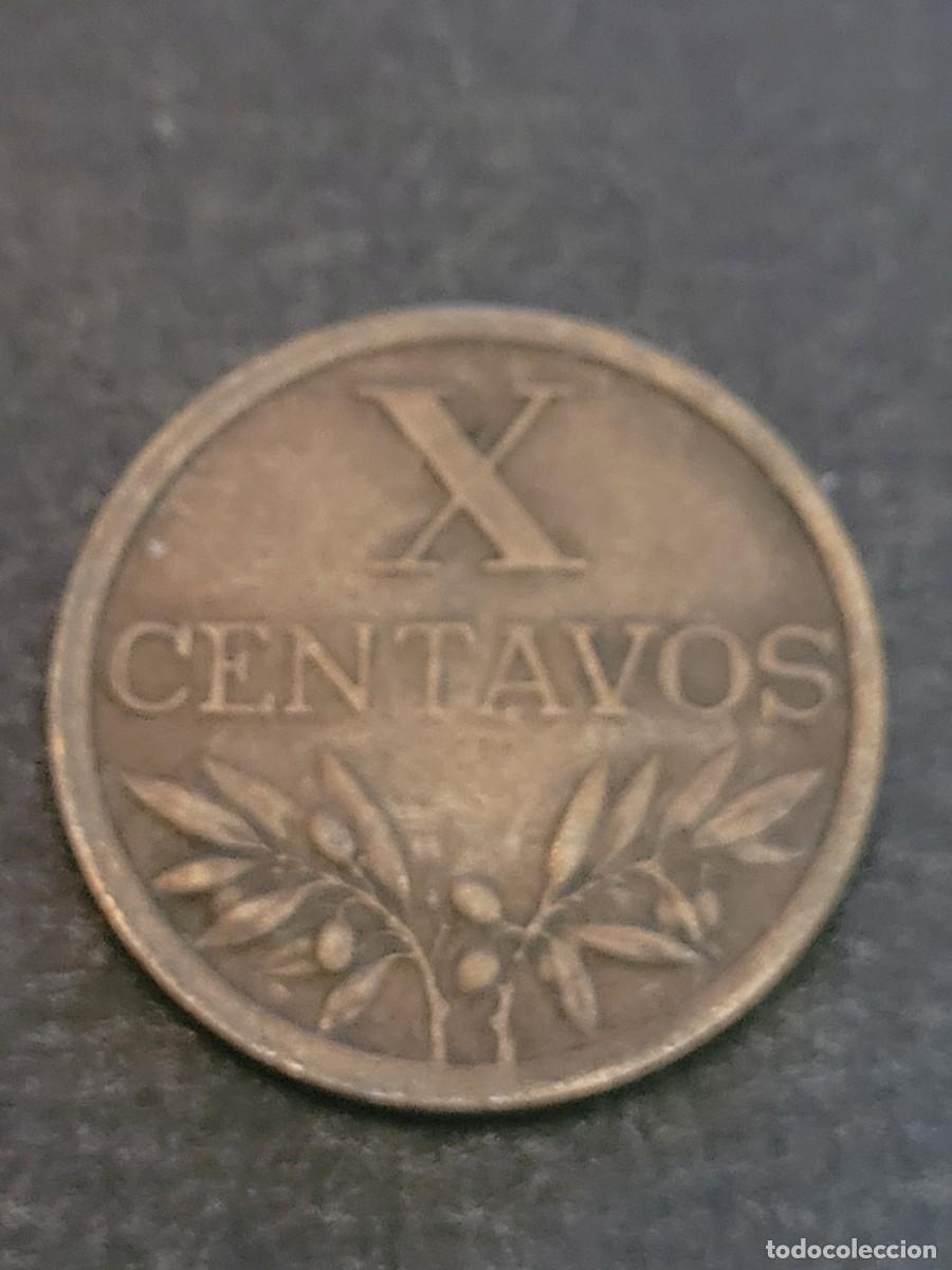 Monedas antiguas de Europa: Moneda 10 centavos 1968 Portugal - Foto 2