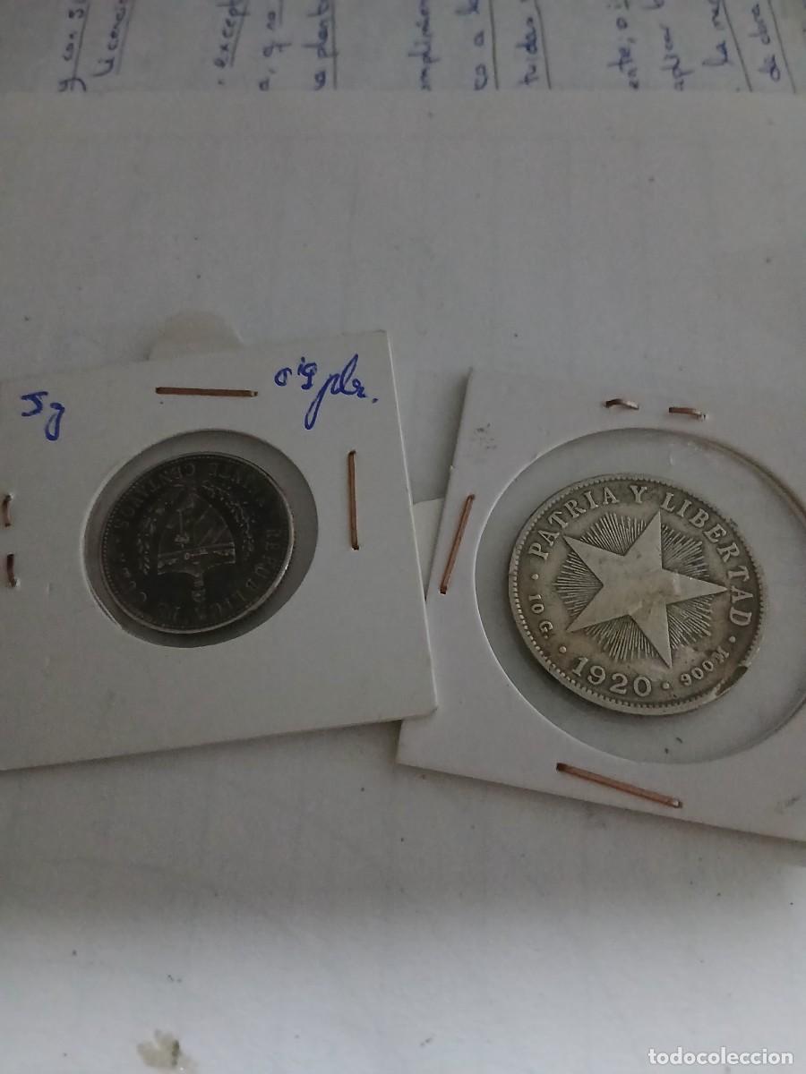 Monedas antiguas de Europa: Lote de 2 monedas de cuba - Foto 2