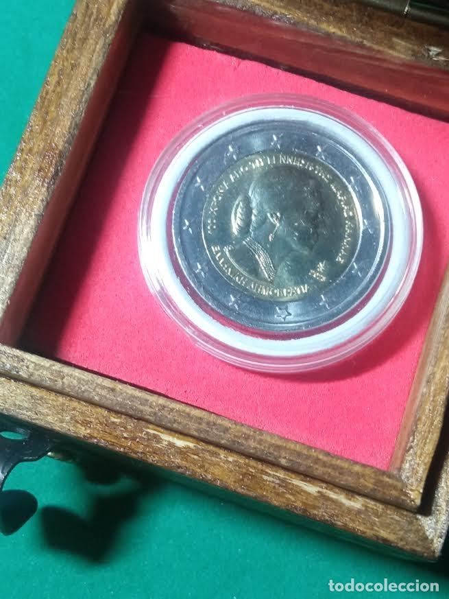 Alte M&uuml;nzen aus Europa: Moneda 2 euros, 100 Aniversario - Nacimiento de Mar&iacute;a Callas,
